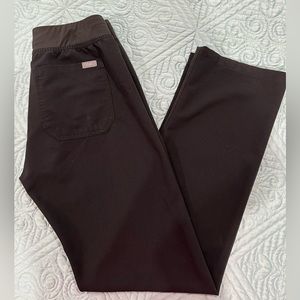 Black FIGS Livingston Scrub Pants